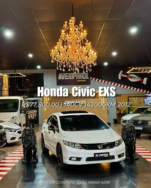 Carro Honda Civic 2012 New  EXS 1.8 16V i-VTEC (Aut) (Flex)