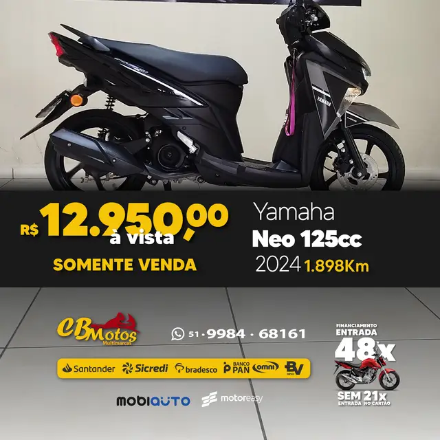 Moto Yamaha Neo 125 2024 Automatic