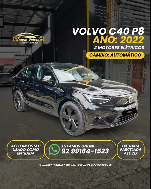 Carro Volvo C40 2022 Recharge (elétrico) (Aut)