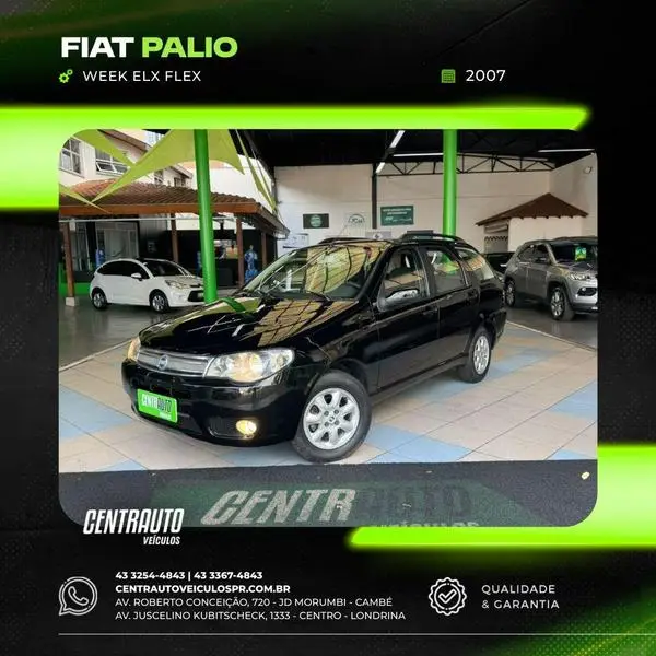 Carro Fiat Palio Weekend 2007 ELX 1.4 8V (Flex)