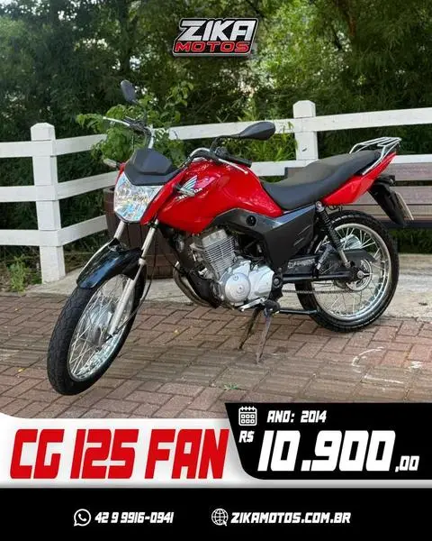 Moto Honda CG 125 2014 Fan ES