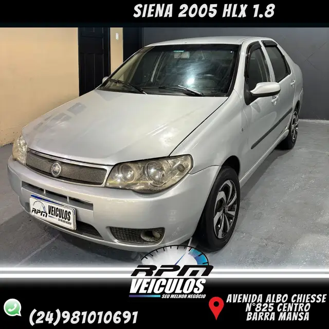 Carro Fiat Siena 2005 HLX 1.8 8V (Flex)