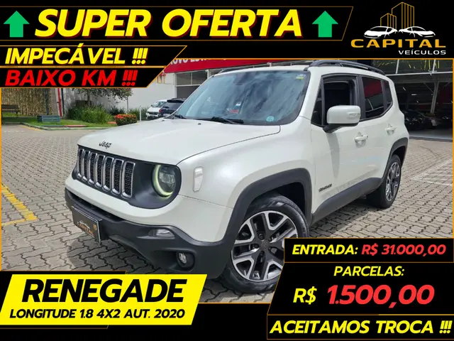 Carro Jeep Renegade 2020 Longitude 1.8 4x2 (Aut) (Flex)