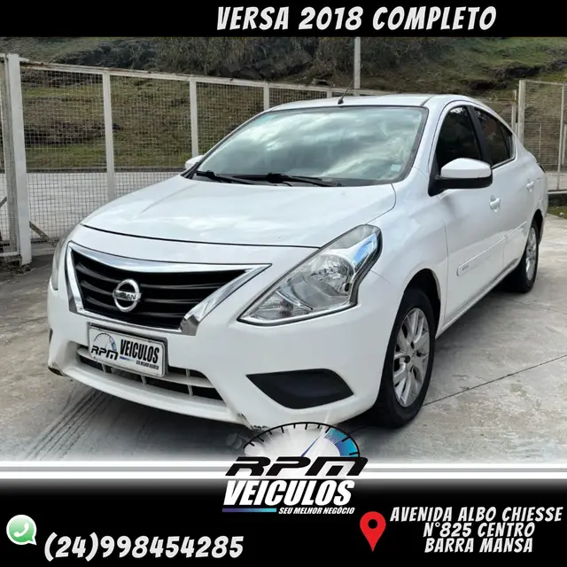 Carro Nissan Versa 2018 1.6 16V SV (Flex)