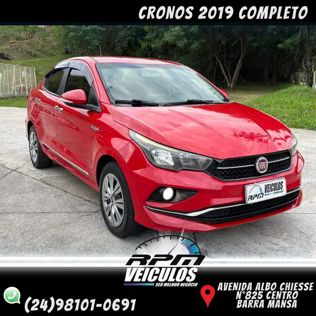 Carro Fiat Cronos 2019 1.8 Precision E.Torq AT6 (Flex)