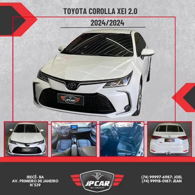 Carro Toyota Corolla 2024 XEi 2.0