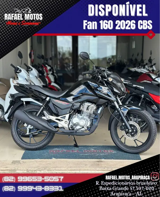 Moto Honda CG 160 2026 Fan