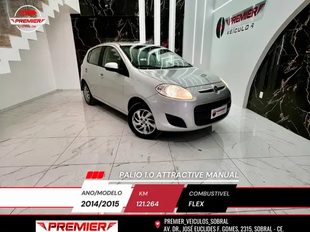 Carro Fiat Palio 2015 Attractive 1.0 Evo (Flex)