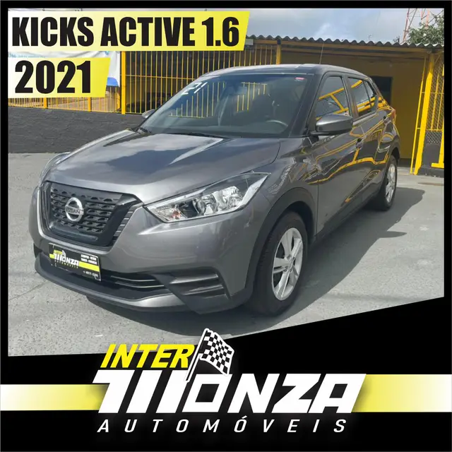 Carro Nissan Kicks 2021 1.6 Active (Aut) (Flex) (PCD)