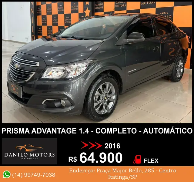 Carro Chevrolet Prisma 2016 1.4 Advantage SPE/4 (Aut)
