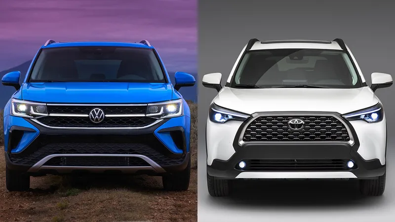Toyota Corolla Cross e VW Taos: o que SUVs têm nos EUA e não no Brasil
