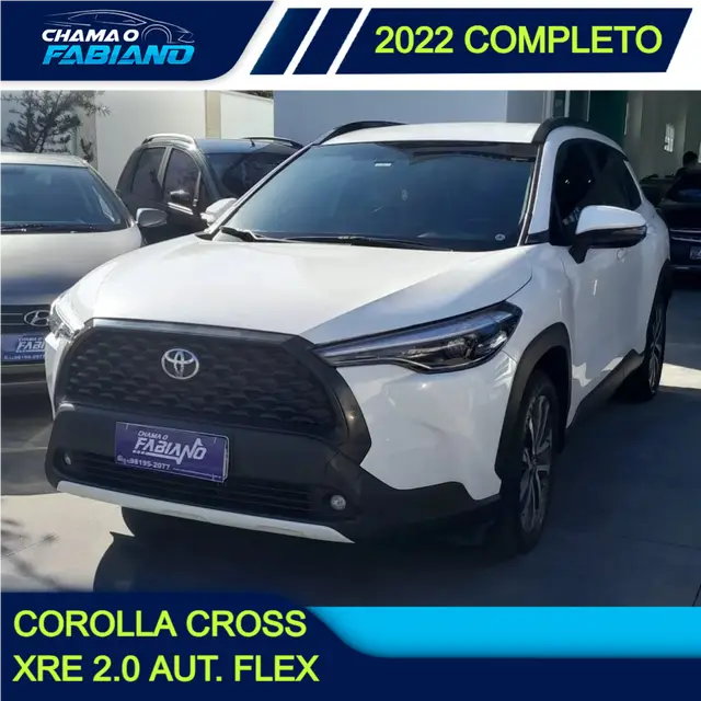 Carro Toyota Corolla Cross 2022 XRE 2.0 (flex) (Aut)