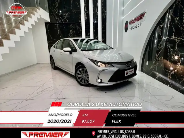 Carro Toyota Corolla 2021 2.0 XEi Multi-Drive S (Flex)
