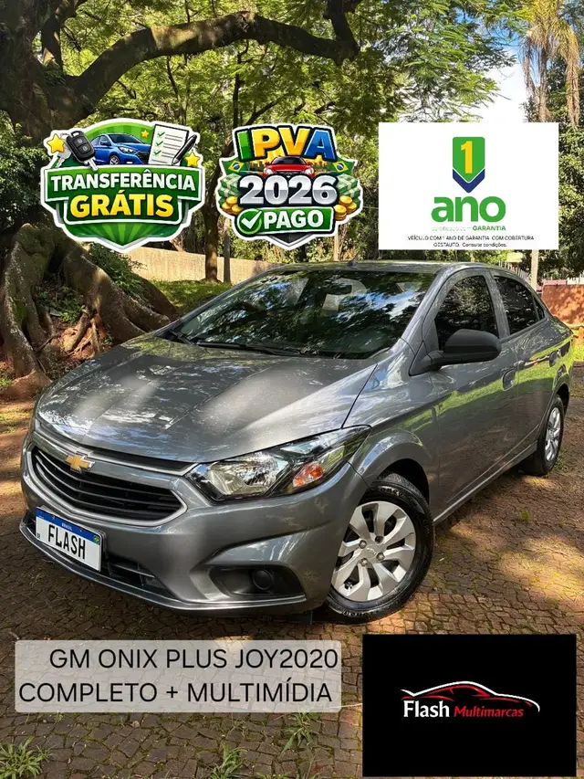 Carro Chevrolet Onix Plus 2020 JOY Plus 1.0 8V 4p Flex Mec.