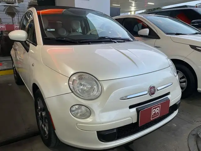 Carro Fiat 500 2014 Cabrio Dualogic 1.4 Evo (Flex)