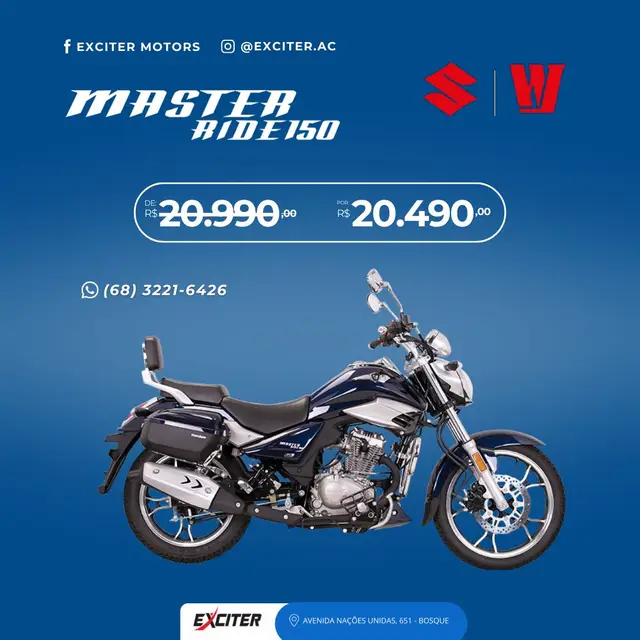 Moto Haojue Master Ride 150 2026 CBS