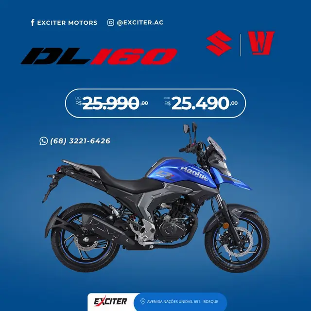 Moto Haojue DL 160 2026 ABS