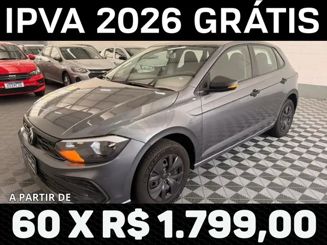 Carro Volkswagen Polo 2025 Track 1.0 Flex 12V 5p