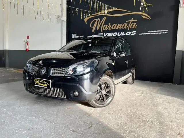 Carro Renault Sandero 2009 Authentique 1.0 16V (flex)