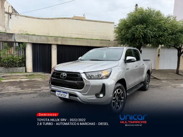 Carro Toyota Hilux Cabine Dupla 2022 SRV 2.8 TDI CD 4x4 (Aut)
