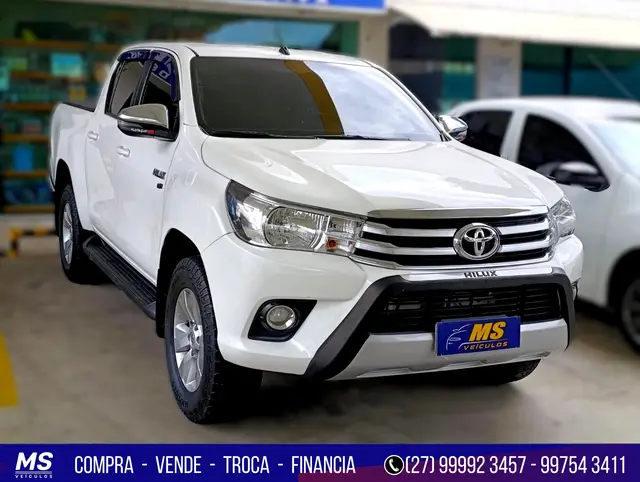Carro Toyota Hilux Cabine Dupla 2018 Hilux 2.7 SR CD 4x2 (Flex)