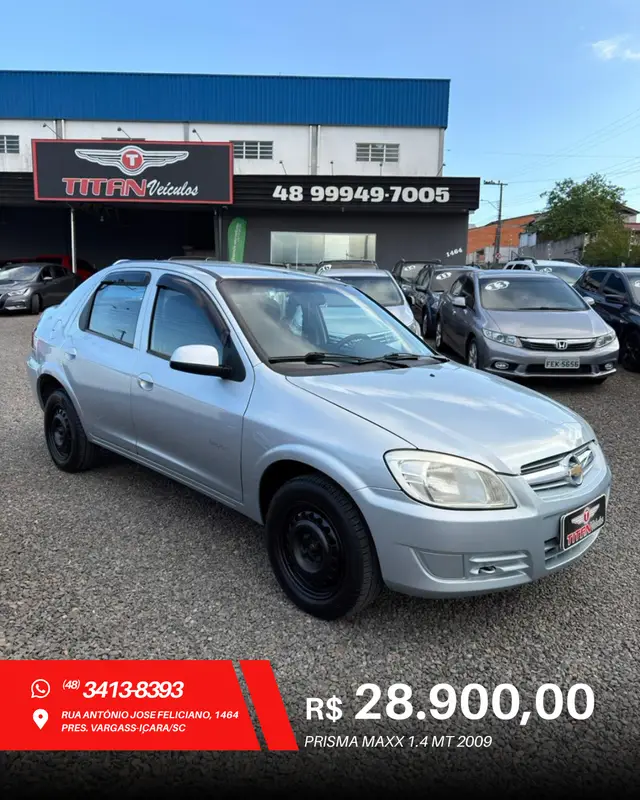 Carro Chevrolet Prisma 2009 Joy 1.4 (Flex)