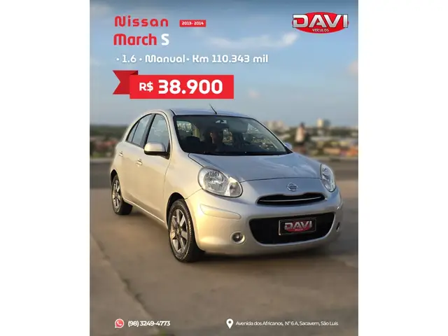 Carro Nissan March 2014 1.0 16V S (Flex)