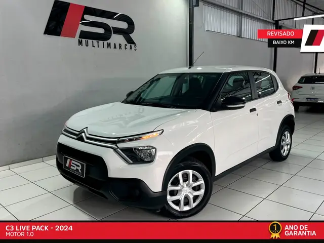 Carro Citroën C3 2024 Live Pack 1.0