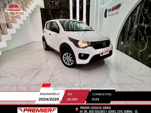 Carro Fiat Mobi 2025 Like 1.0
