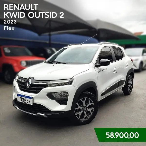 Carro Renault Kwid 2023 Outsider 1.0 12v SCe (Flex)