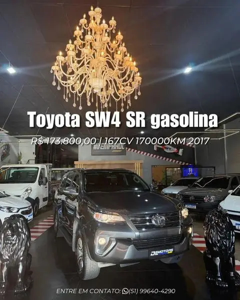 Carro Toyota Hilux Cabine Dupla 2017 Hilux 2.7 SR CD 4x2 (Flex) (Aut)