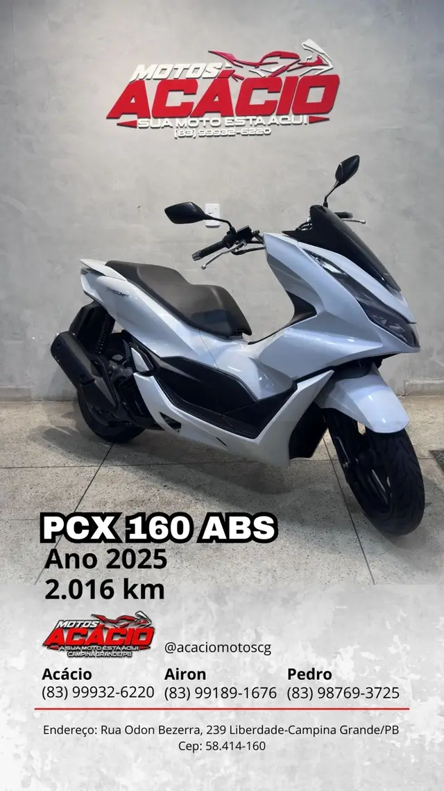 Moto Honda PCX 160 2025 ABS