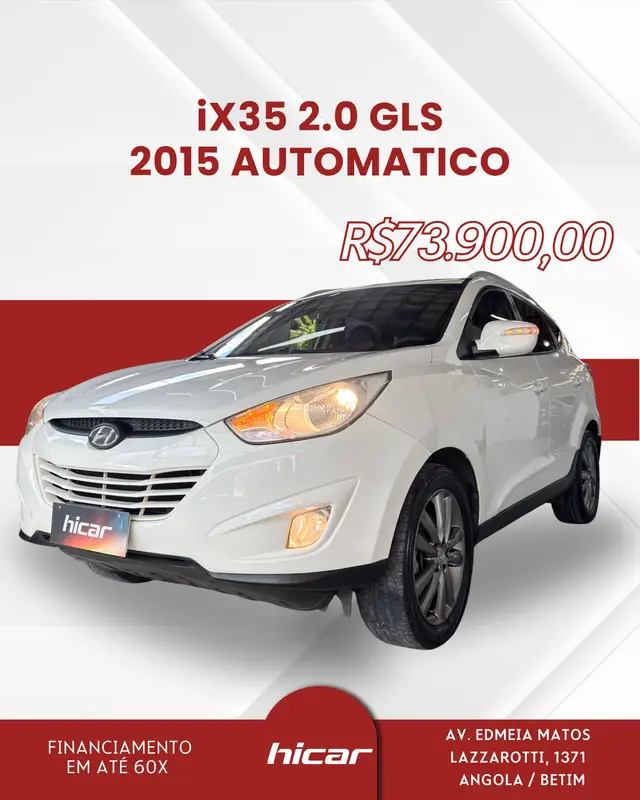 Carro Hyundai ix35 2015 2.0L 16v GLS (Flex) (Aut)