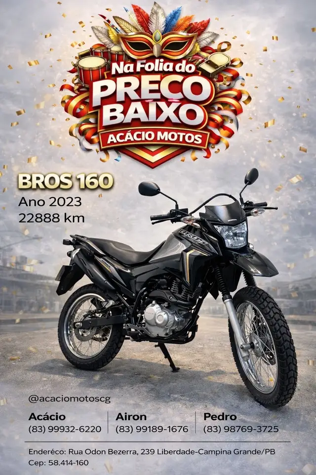 Moto Honda NXR 160 2023 Bros ESDD