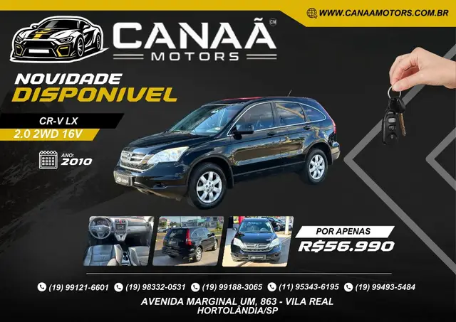 Carro Honda CR-V 2010 LX 2.0 16V