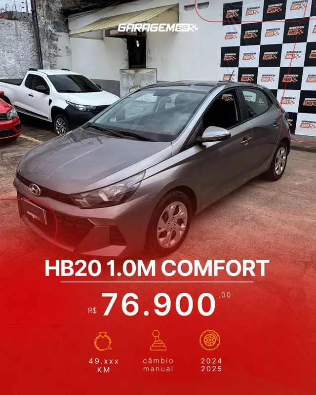 Carro Hyundai HB20S 2025 Comfort Plus 1.0