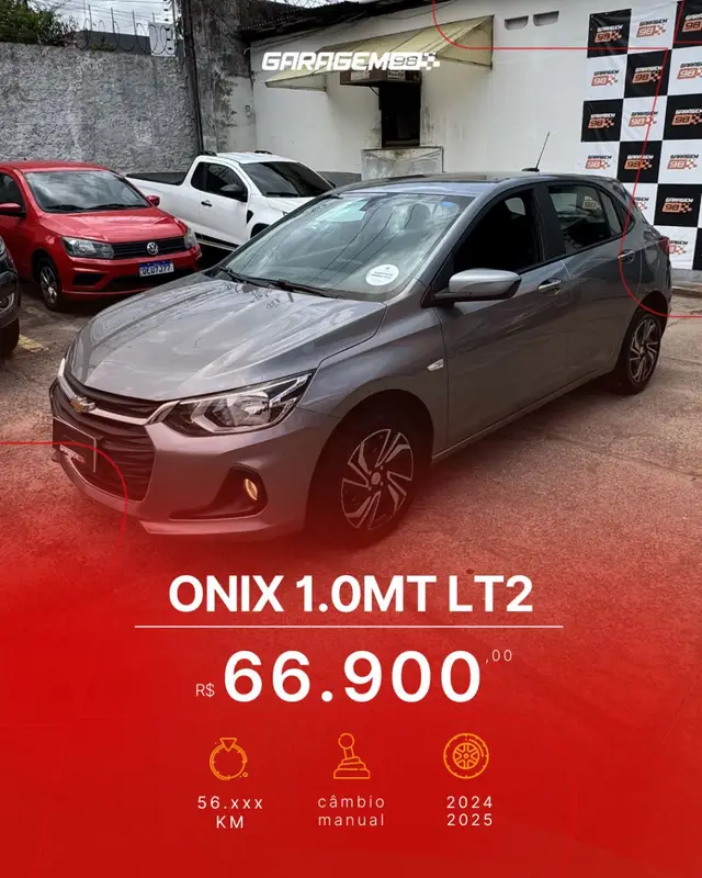 Carro Chevrolet Onix 2025 LTZ 1.0 Turbo (Aut.)