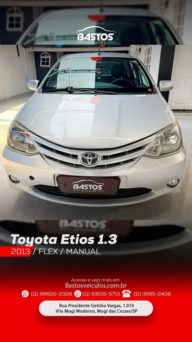 Carro Toyota Etios 2013 1.3 (Flex)