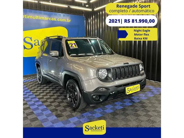 Carro Jeep Renegade 2021 Sport 1.8 4x2 (Aut) (Flex)