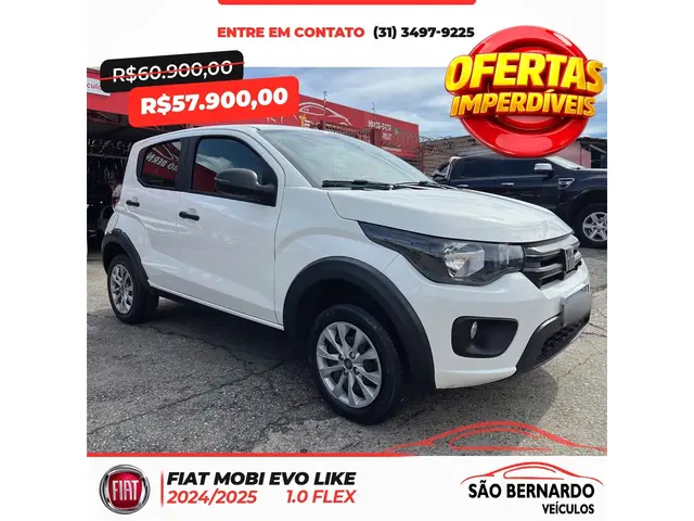 Carro Fiat Mobi 2025 Like 1.0