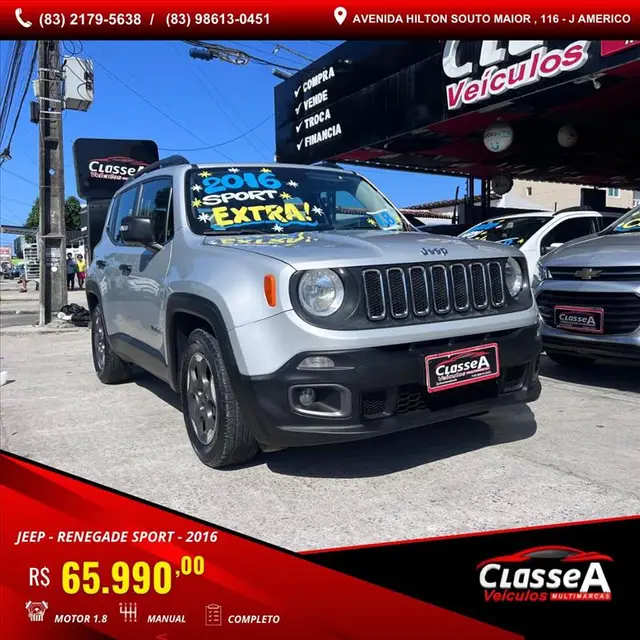 Carro Jeep Renegade 2016 Sport 1.8 4x2 (Flex)