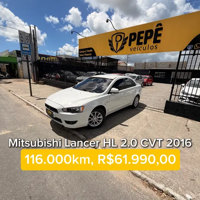 Carro Mitsubishi Lancer 2016 2.0 16V HL CVT