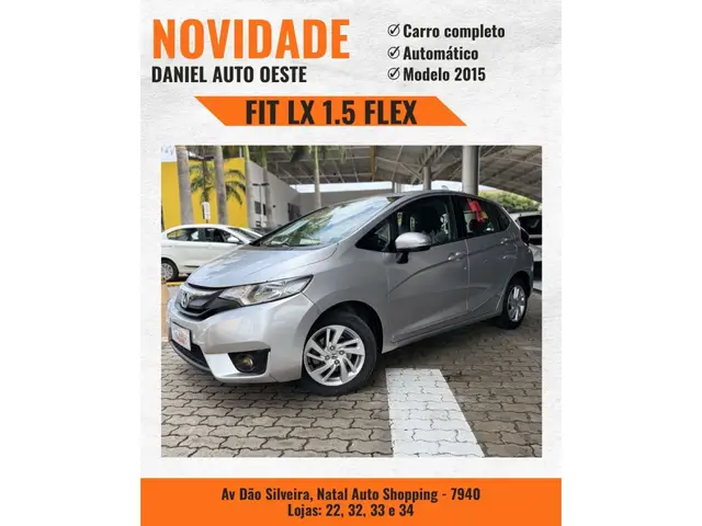 Carro Honda Fit 2015 1.5 16v LX CVT (Flex)