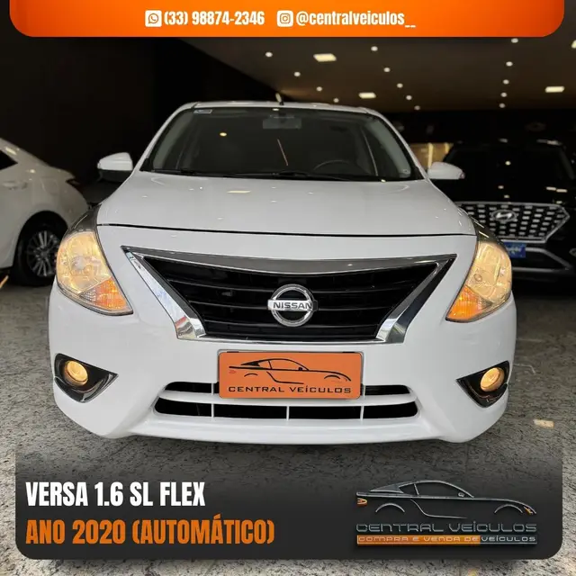 Carro Nissan Versa 2020  1.6 SL Direct CVT (Flex) (PCD)