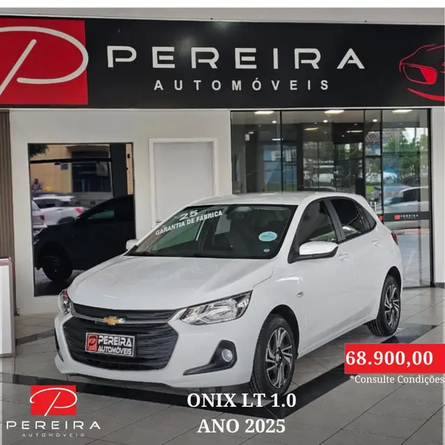 Carro Chevrolet Onix 2025 LT 1.0