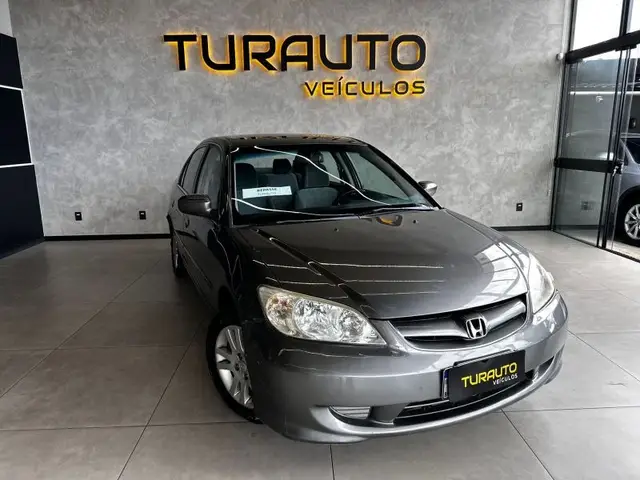 Carro Honda Civic 2005 Sedan LX 1.7 16V