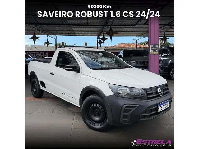 Carro Volkswagen Saveiro 2024 Robust CS 1.6
