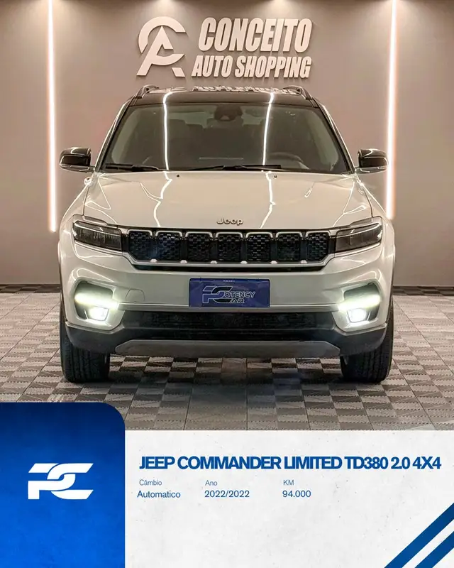 Carro Jeep Commander 2022 Limited TD380 Diesel 4x4 (Aut)