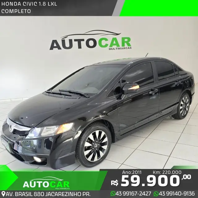 Carro Honda Civic 2011 New  LXL SE 1.8 i-VTEC (Aut) (Flex)