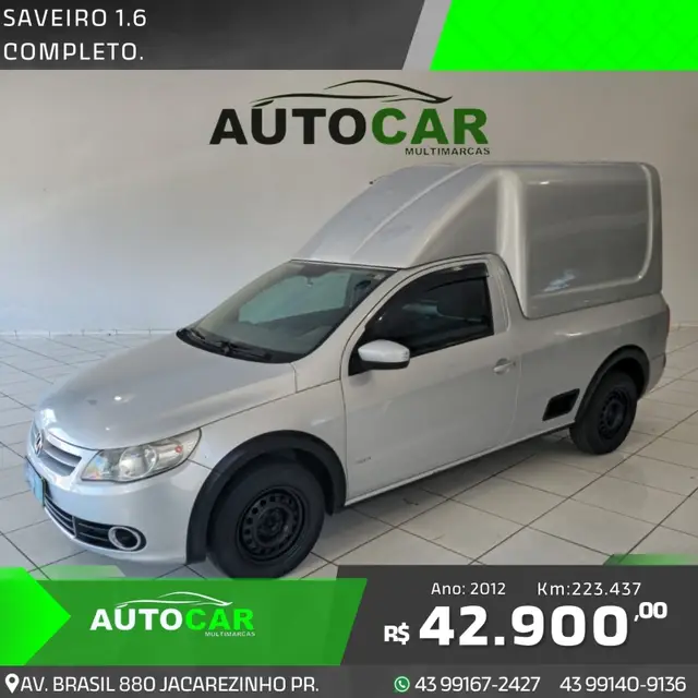 Carro Volkswagen Saveiro 2012 1.6 (Flex)